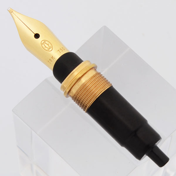 Cartier 18k Nib Unit (1970s-80s) - Small, Medium Cursive Italic